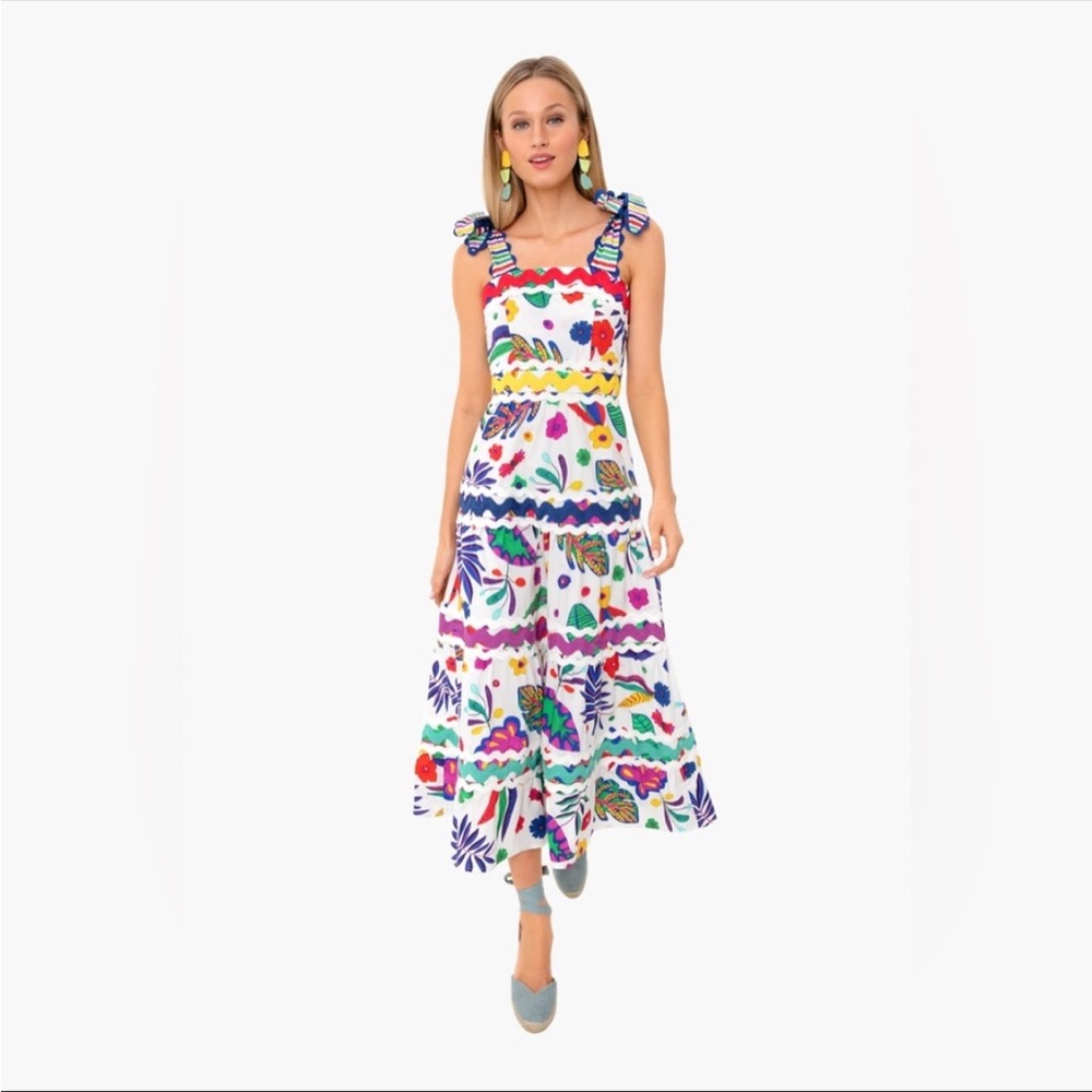 CeliaB ‘Jade’ dress with a tie shoulder, size Medium